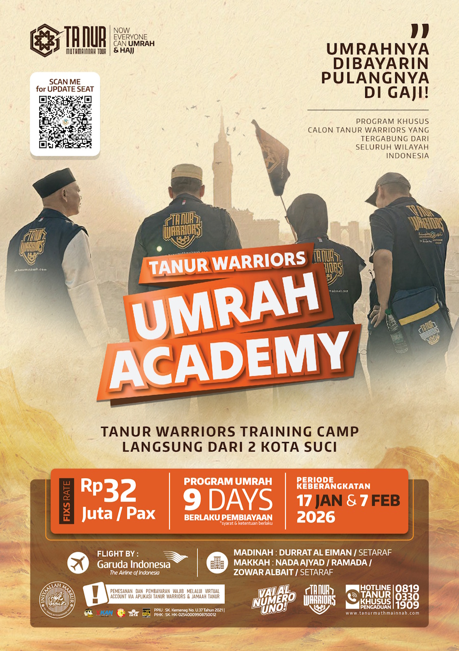Umroh Academy Jan - Feb 2025 - Bukan Umroh Biasa, DP Hanya 1.5 juta saja